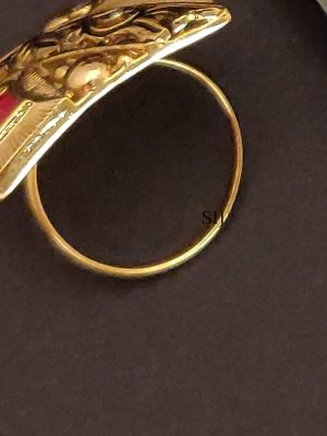 Stone Antique Finger Ring ABDIF02119