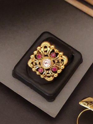 Stone Antique Finger Ring ABDIF02120