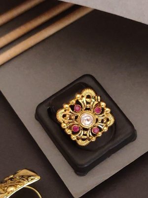 Stone Antique Finger Ring ABDIF02120