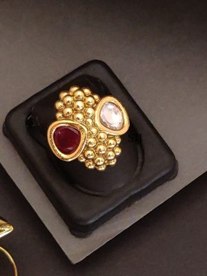 Stone Antique Finger Ring ABDIF02121