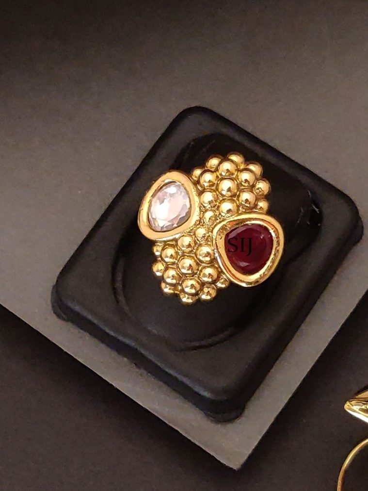 Stone Antique Finger Ring ABDIF02121