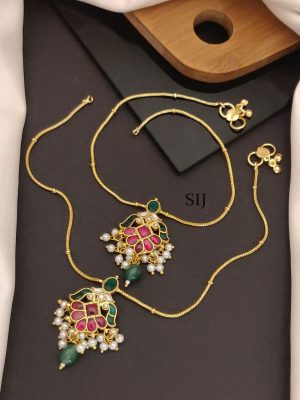 Pachi Kundan Anklets ABDIAN02126