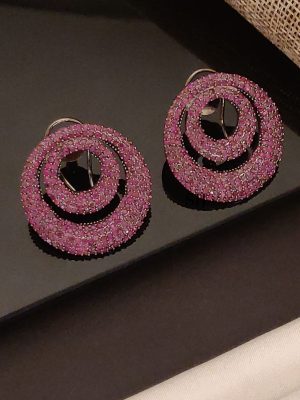 Pink Victorian Earrings ABDIE02128