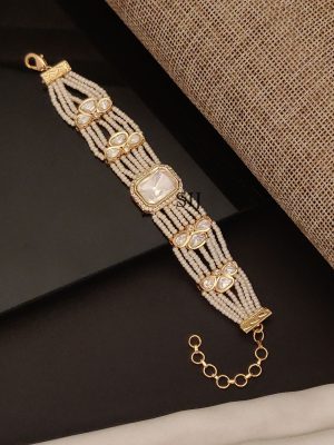 Pearl Polki Bracelet ABDIB02131