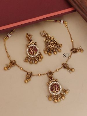Ruby Lakshmi Necklace ABDIN02143