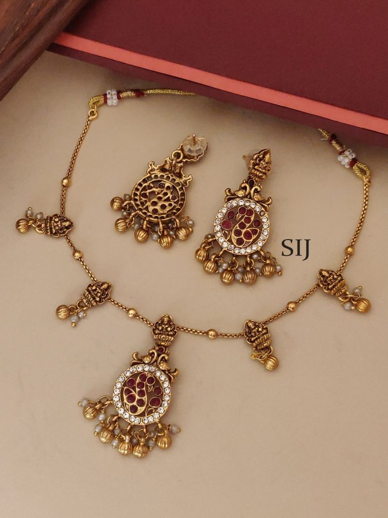 Ruby Lakshmi Necklace ABDIN02143