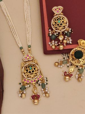 Stone Beaded Necklace ABDIN02149