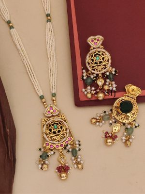 Stone Beaded Necklace ABDIN02149