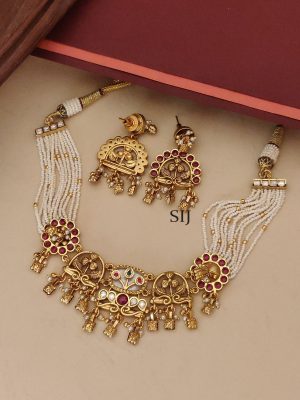 Stone Beaded Necklace ABDIN02150