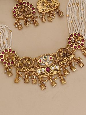 Stone Beaded Necklace ABDIN02150