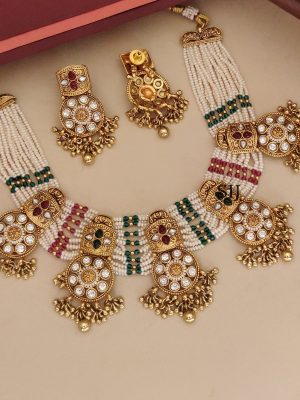 Stone Beaded Necklace ABDIN02151