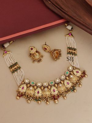 Stone Beaded Necklace ABDIN02152