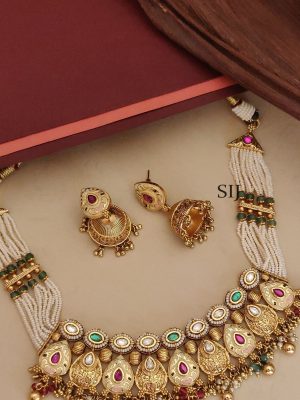 Stone Beaded Necklace ABDIN02152