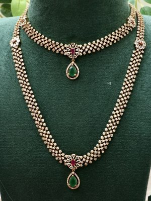 White Stone Bridal Combo Set ACCIJS02289