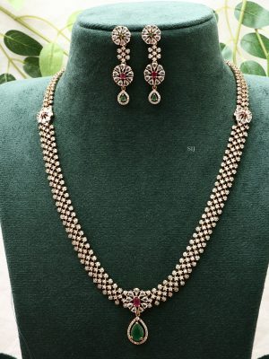 White Stone Bridal Combo Set ACCIJS02289