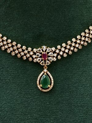 White Stone Bridal Combo Set ACCIJS02289