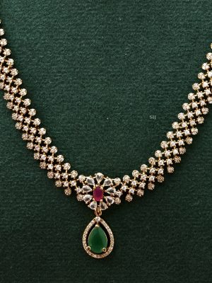 White Stone Bridal Combo Set ACCIJS02289