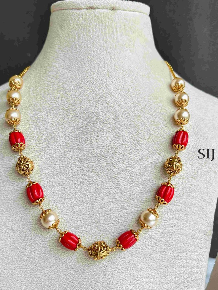Coral Pearl Chain SPAIPC02438
