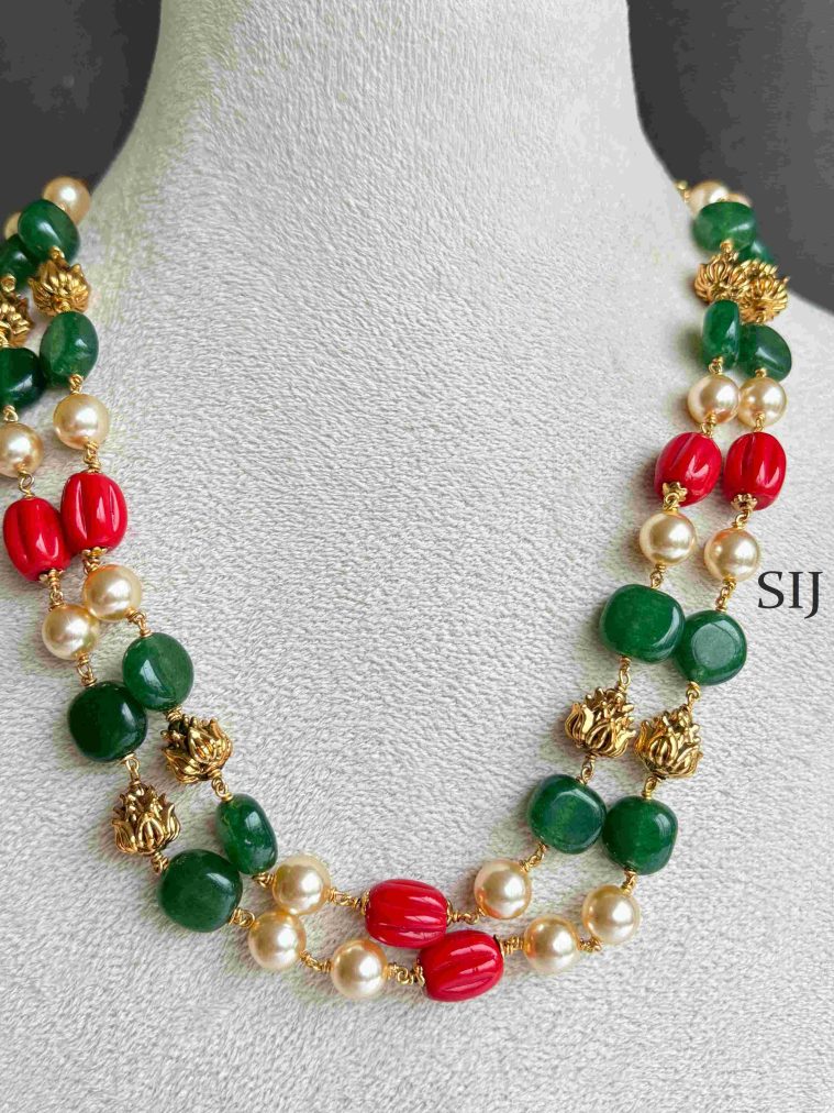 Coral Pearl Beads Chain SPAIPC02443