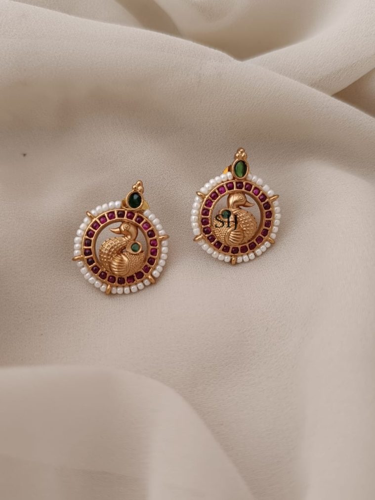 Pearl Kemp Stud Earrings ARJIE02478