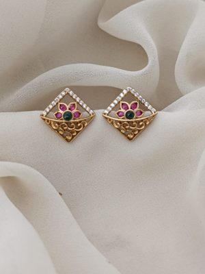 Ruby Stud Earrings ARJIE02491