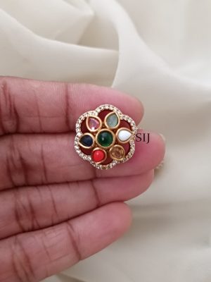 Navaratna Stud Earrings ARJIE02540