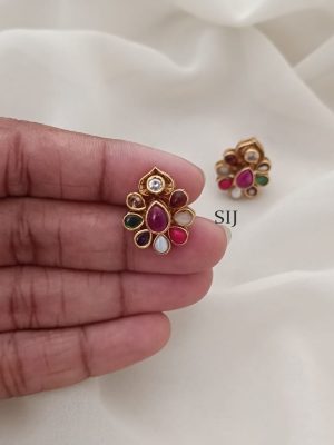 Navaratna Stud Earrings ARJIE02542