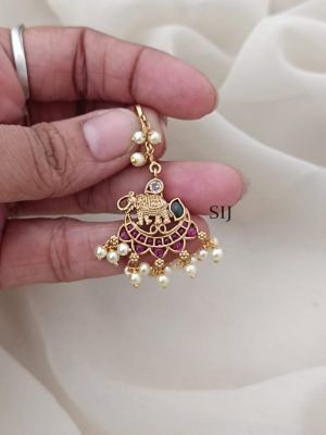 Kemp Pearl Hook Drop Earrings ARJIE02549