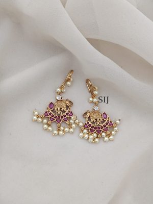 Kemp Pearl Hook Drop Earrings ARJIE02550