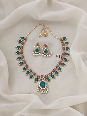 Stone Palakka Necklace ARJIN02558