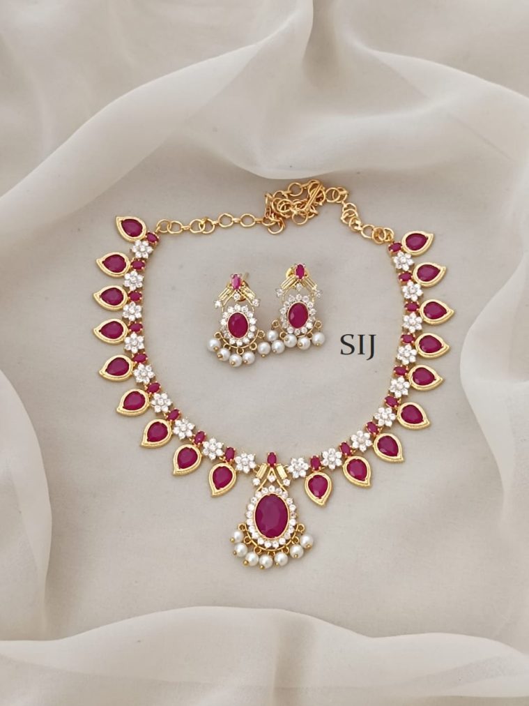 Stone Palakka Necklace ARJIN02559