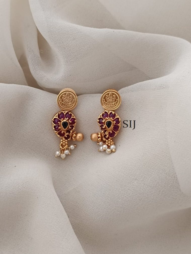 Coin Stud Earrings ARJIE02561