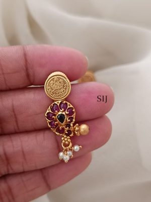 Coin Stud Earrings ARJIE02561