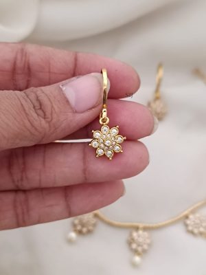 White Stone Necklace ARJIN02570