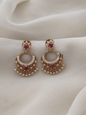 Chand Bali Stone Earrings ARJIE02571