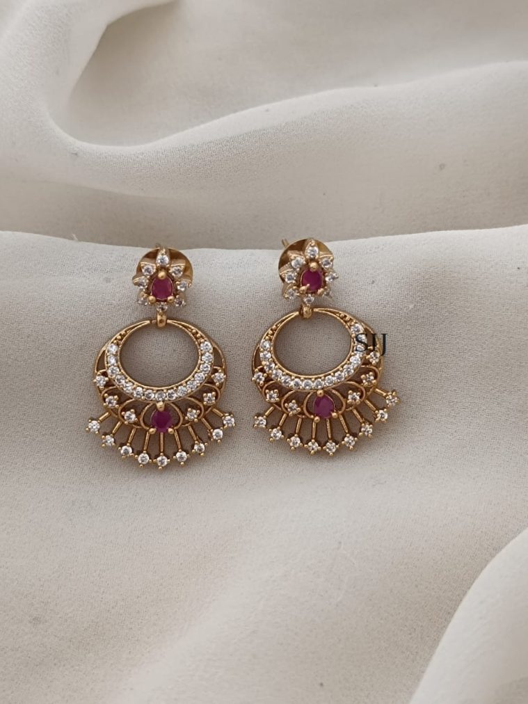 Chand Bali Stone Earrings ARJIE02571
