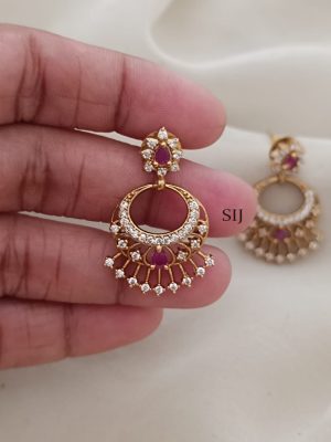 Chand Bali Stone Earrings ARJIE02571