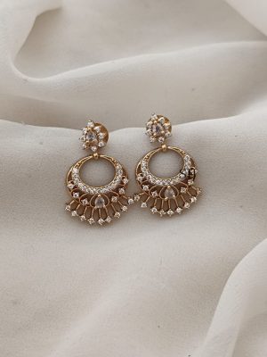 Chand Bali Stone Earrings ARJIE02573