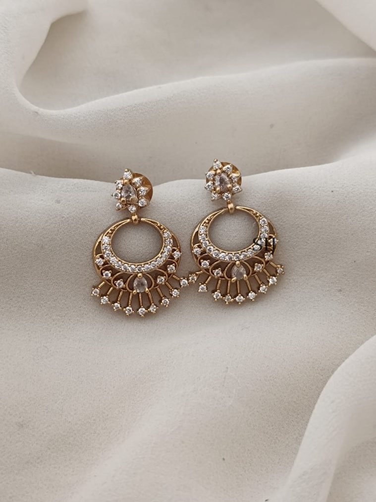 Chand Bali Stone Earrings ARJIE02573