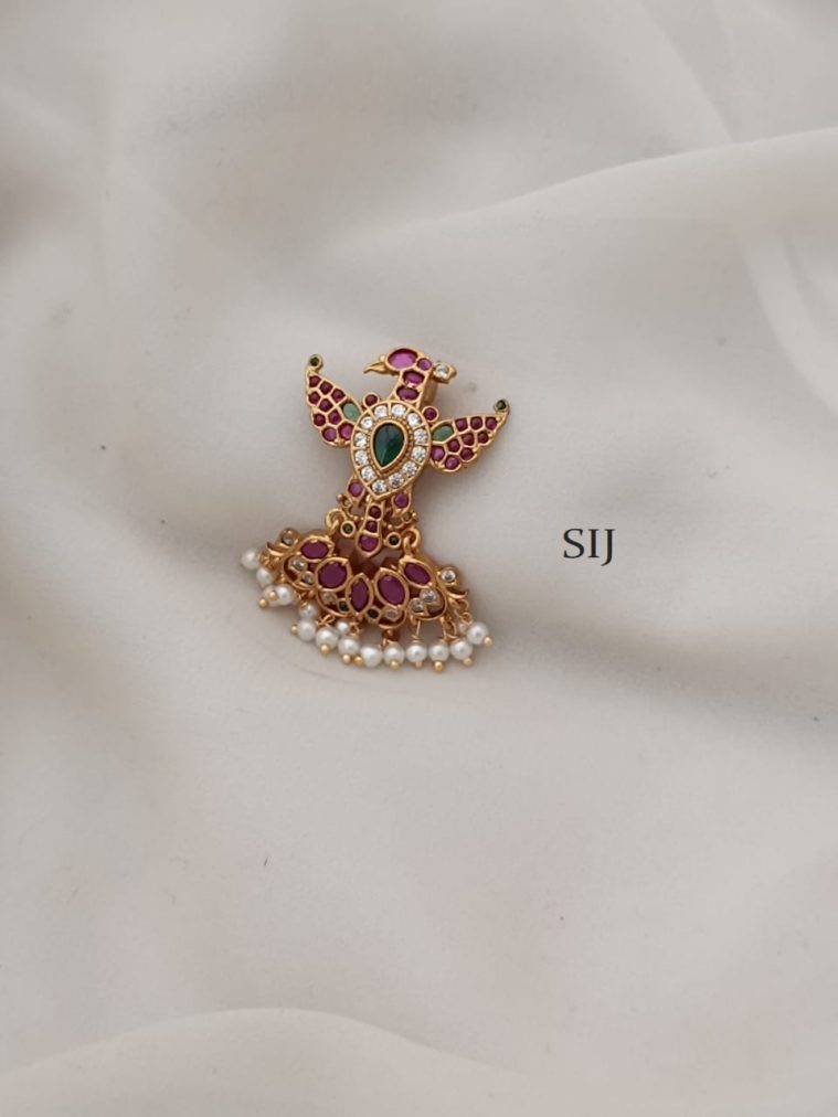 Kemp Stone Garuda Saree Pin ARJIS02575