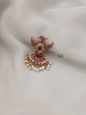 Kemp Stone Garuda Saree Pin ARJIS02576