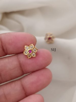 6 Stone Screw Back Stud Earrings ARJIE02579