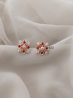 Stone Screw Back Stud Earrings ARJIE02584