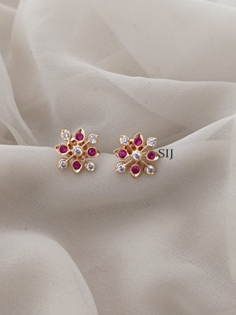 Stone Screw Back Stud Earrings ARJIE02584