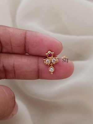 Stone Screw Back Stud Earrings ARJIE02585