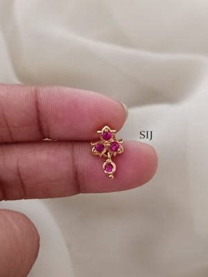 Stone Screw Back Stud Earrings ARJIE02586