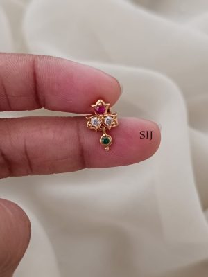 Stone Screw Back Stud Earrings ARJIE02587