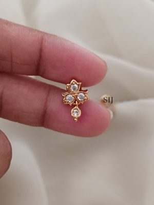 Stone Screw Back Stud Earrings ARJIE02589