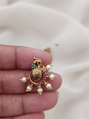 Peacock Stud Earrings ARJIE02619