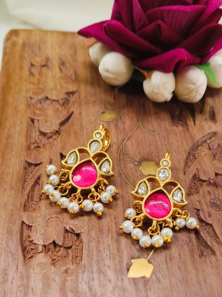 Pearl Jadau Bugadi Ear Cuffs